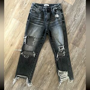 Flying Monkey Cropped Straight Leg